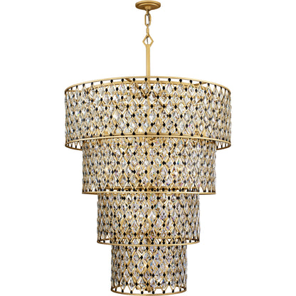 Windsor 4-Tier Crystal Chandelier by Varaluz. Made from unique in a modern style.