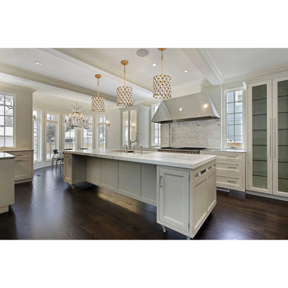 Windsor Crystal Pendant by Varaluz. Made from heirloom-quality optic crystal in a transitional style.