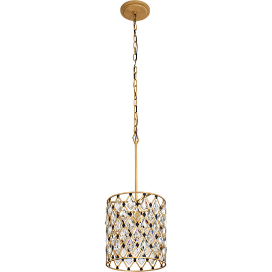 Windsor Crystal Pendant by Varaluz. Made from heirloom-quality optic crystal in a transitional style.