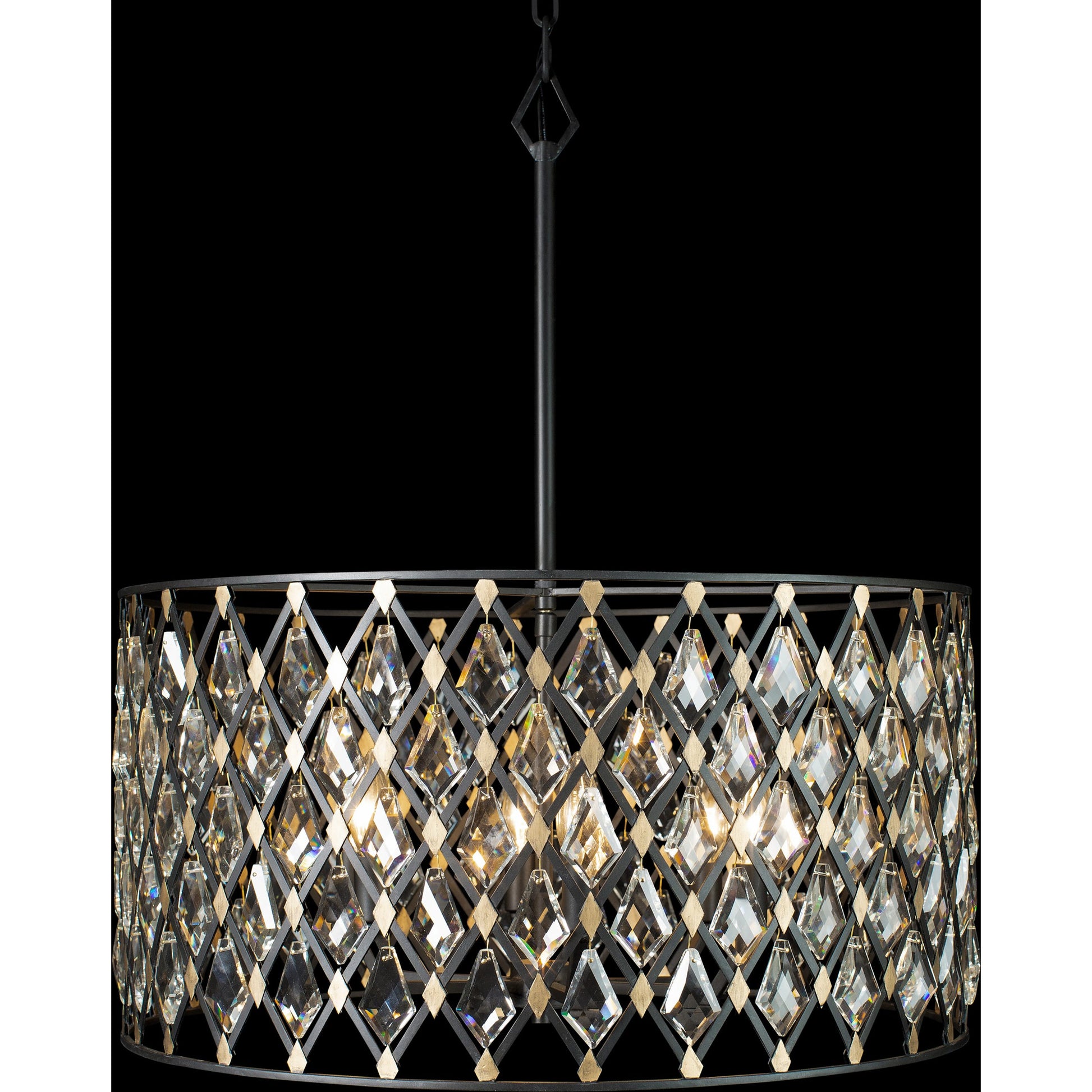 Windsor Crystal Pendant by Varaluz. Made from heirloom-quality optic crystal in a transitional style.