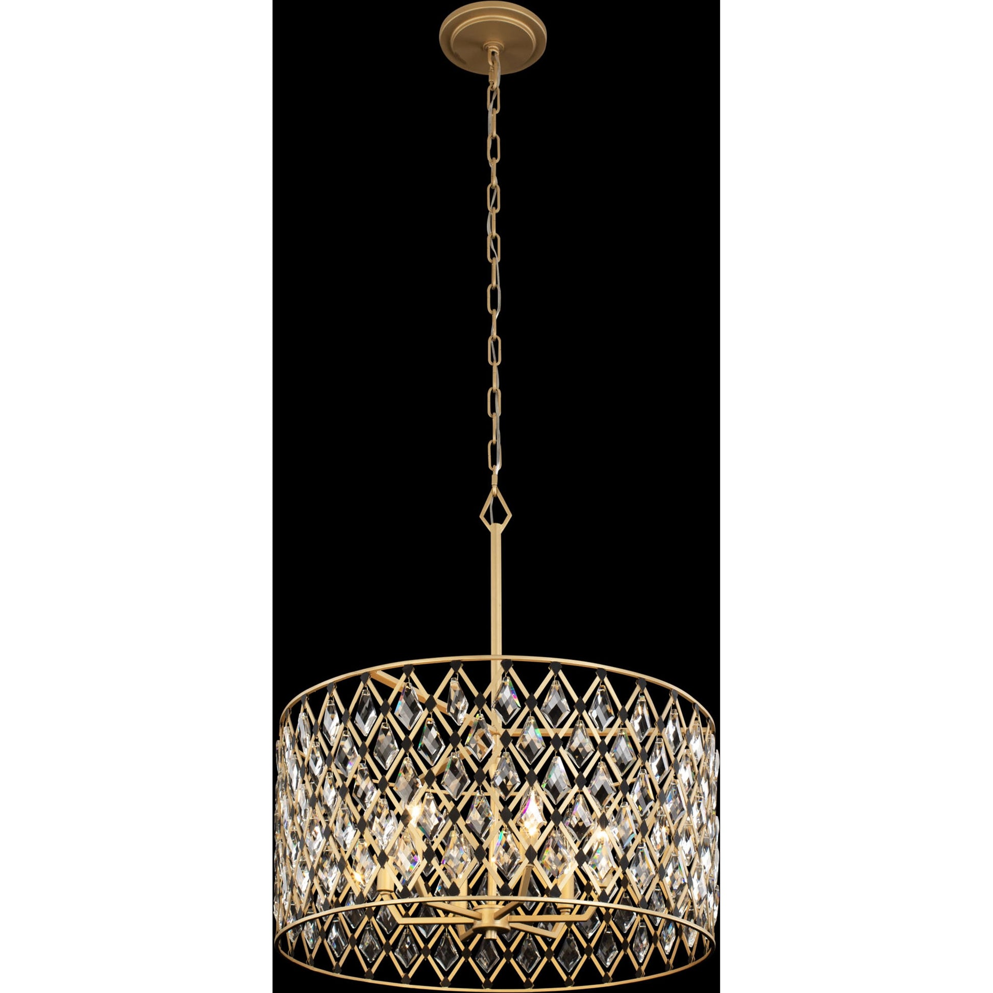 Windsor Crystal Pendant by Varaluz. Made from heirloom-quality optic crystal in a transitional style.