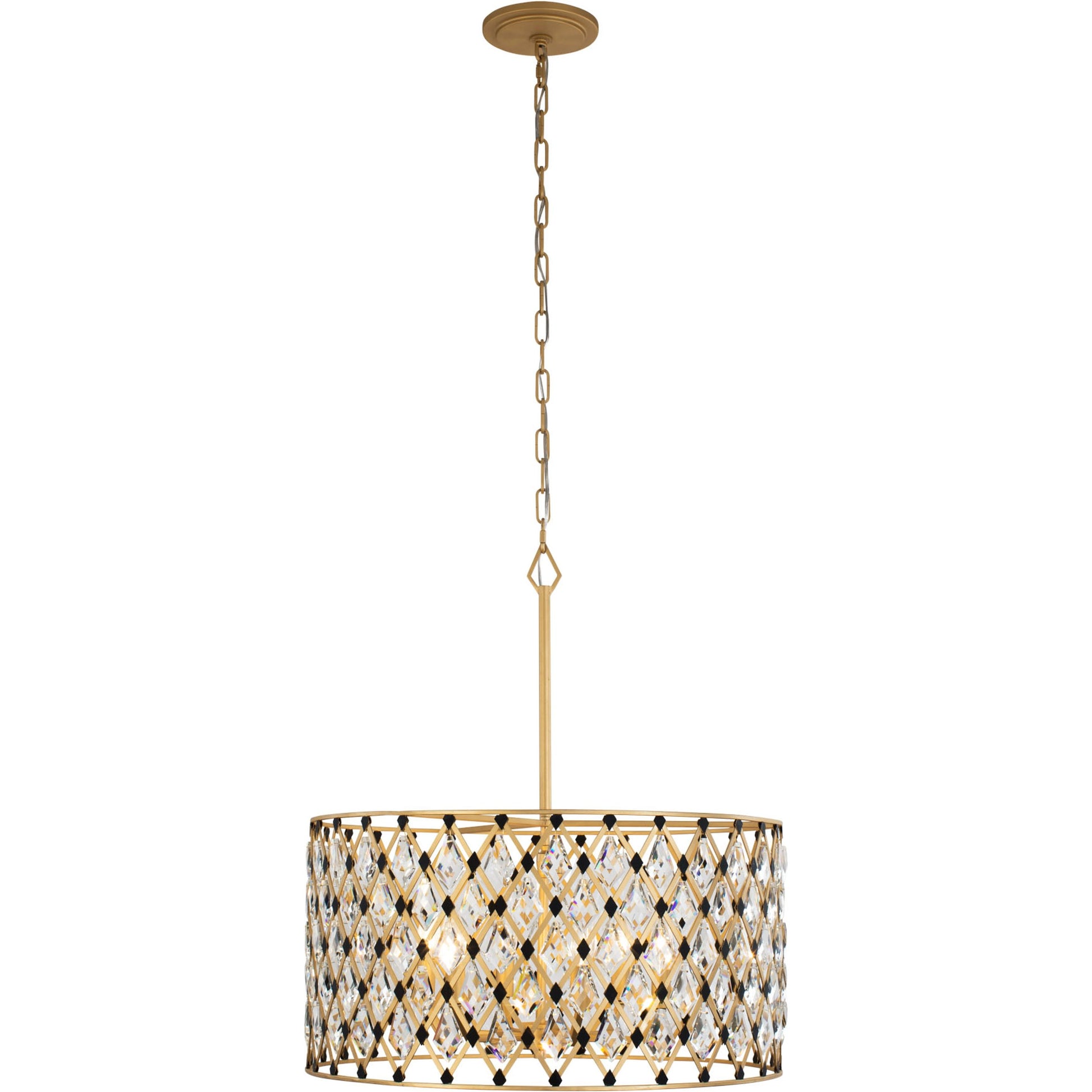 Windsor Crystal Pendant by Varaluz. Made from heirloom-quality optic crystal in a transitional style.