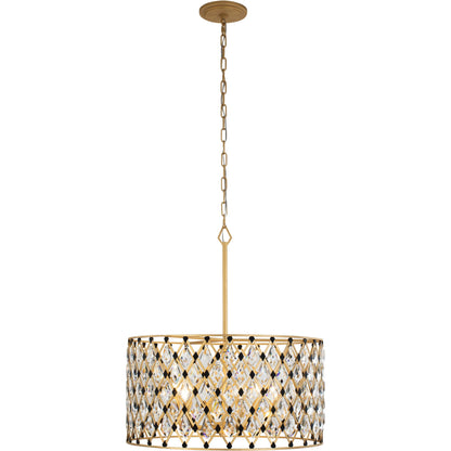 Windsor Crystal Pendant by Varaluz. Made from heirloom-quality optic crystal in a transitional style.