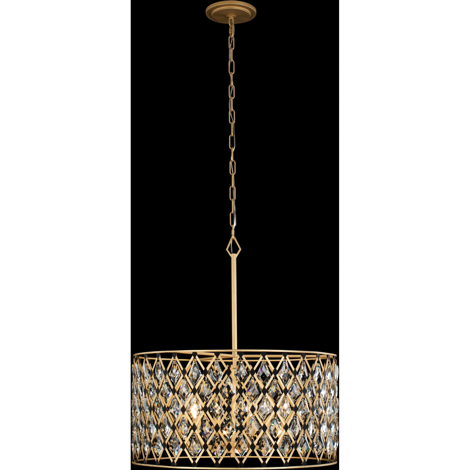 Windsor Crystal Pendant by Varaluz. Made from heirloom-quality optic crystal in a transitional style.