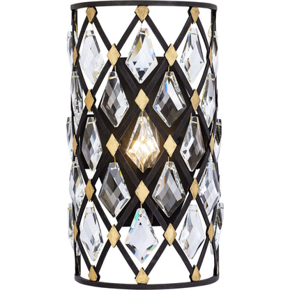 Windsor Crystal Sconce by Varaluz. Made from unique in a modern style.