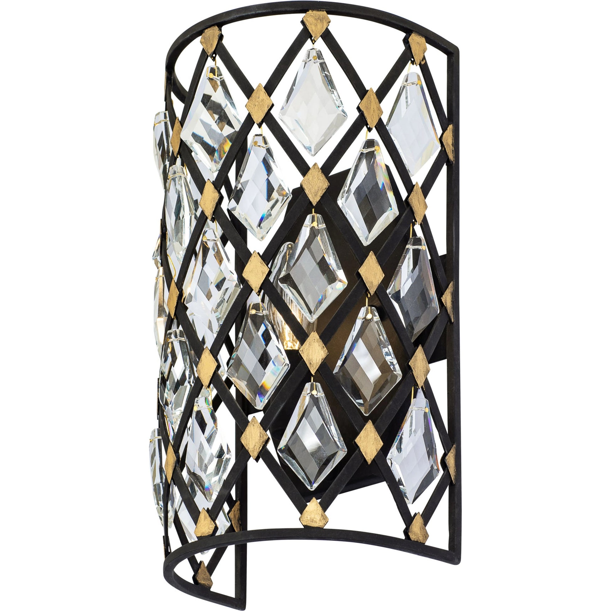 Windsor Crystal Sconce by Varaluz. Made from unique in a modern style.