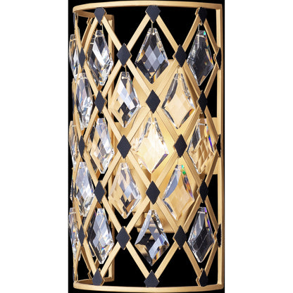 Windsor Crystal Sconce by Varaluz. Made from unique in a modern style.