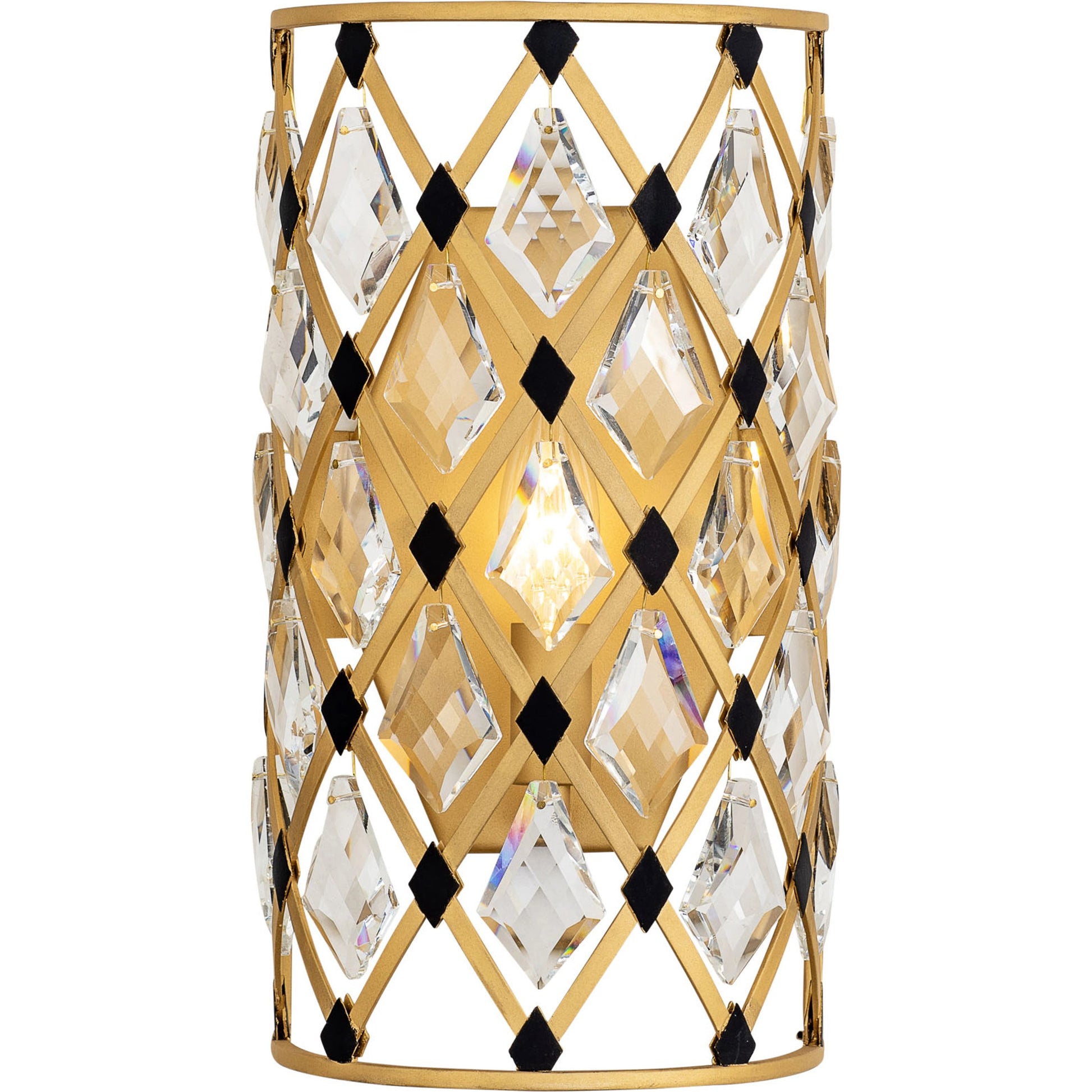 Windsor Crystal Sconce by Varaluz. Made from unique in a modern style.