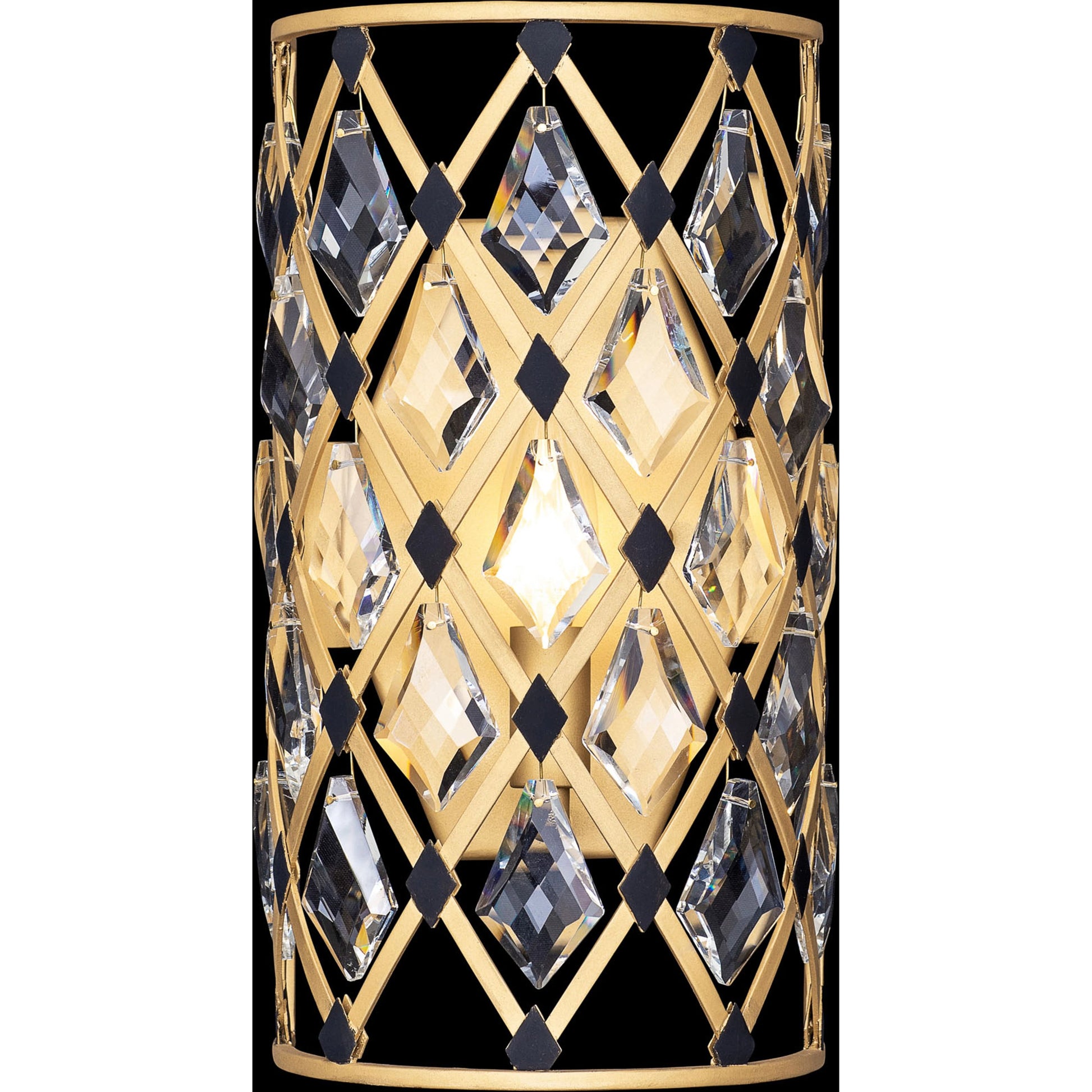Windsor Crystal Sconce by Varaluz. Made from unique in a modern style.