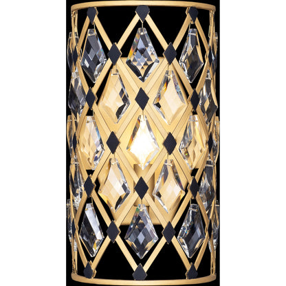 Windsor Crystal Sconce by Varaluz. Made from unique in a modern style.
