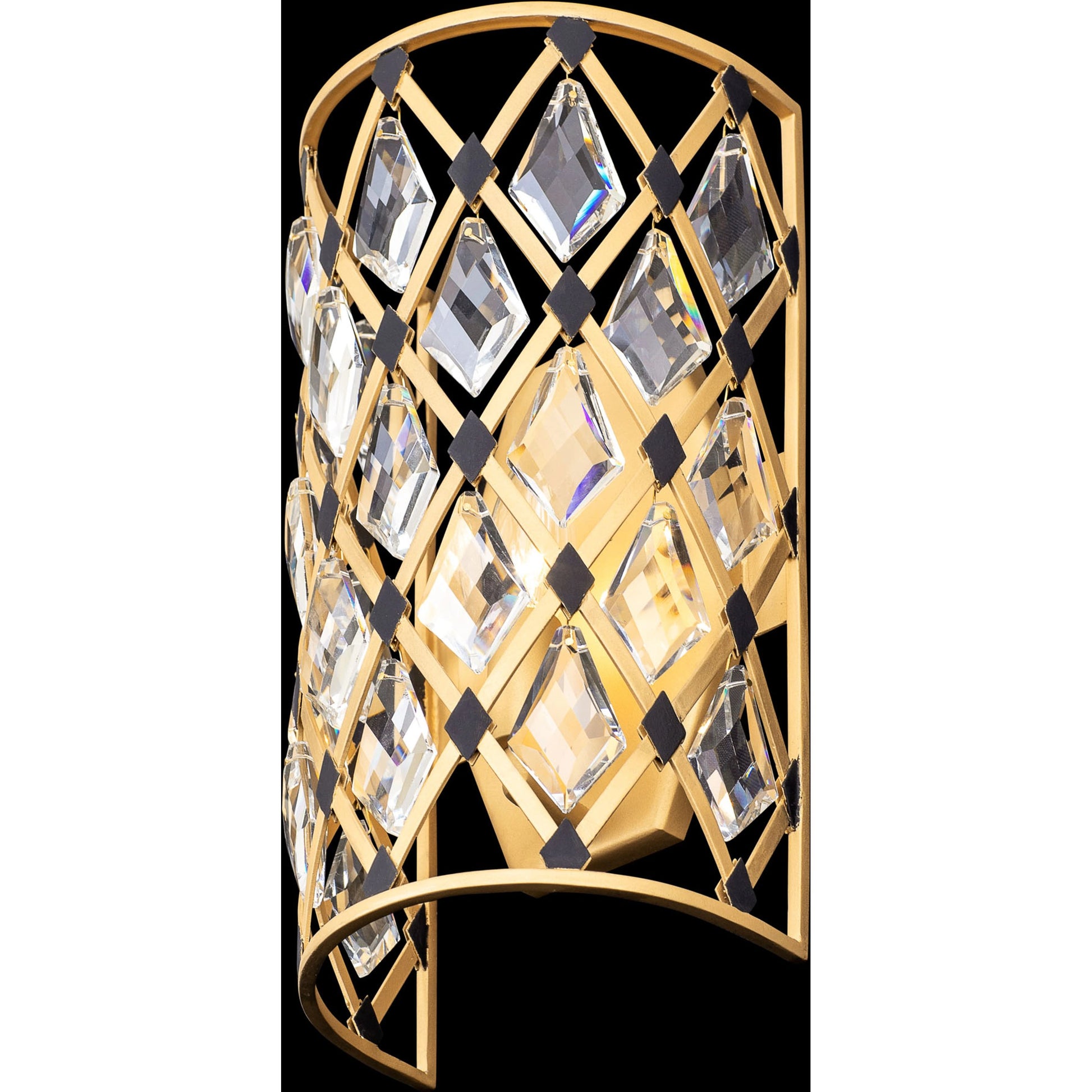 Windsor Crystal Sconce by Varaluz. Made from unique in a modern style.