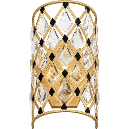 Windsor Crystal Sconce by Varaluz. Made from unique in a modern style.
