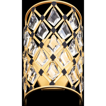 Windsor Crystal Sconce by Varaluz. Made from unique in a modern style.