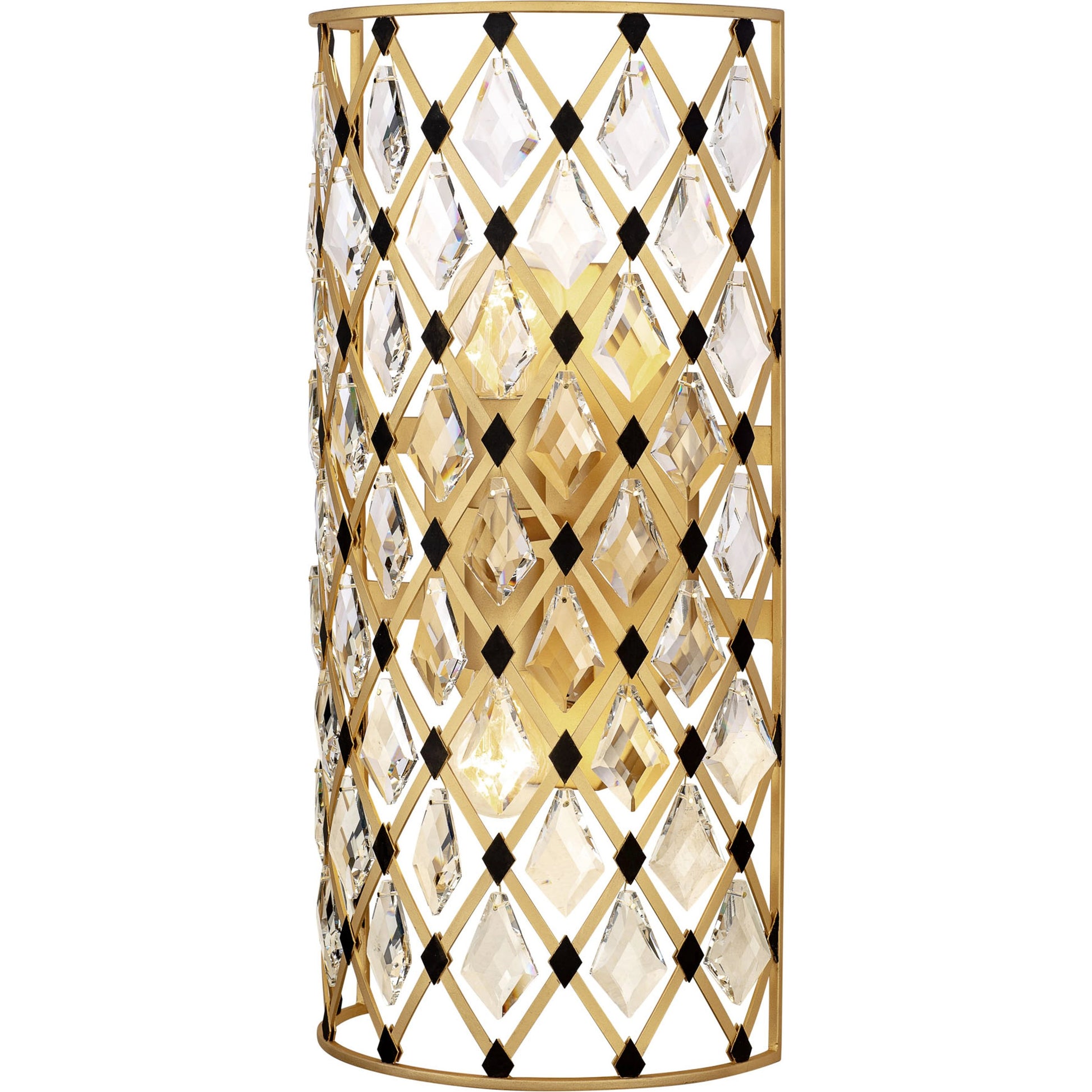 Windsor Crystal Sconce by Varaluz. Made from unique in a modern style.