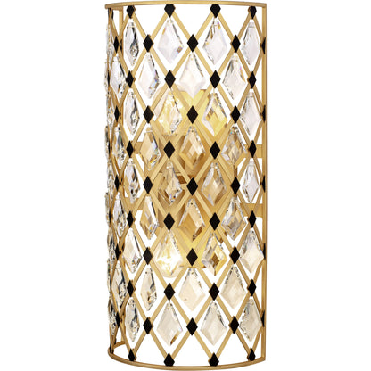 Windsor Crystal Sconce by Varaluz. Made from unique in a modern style.