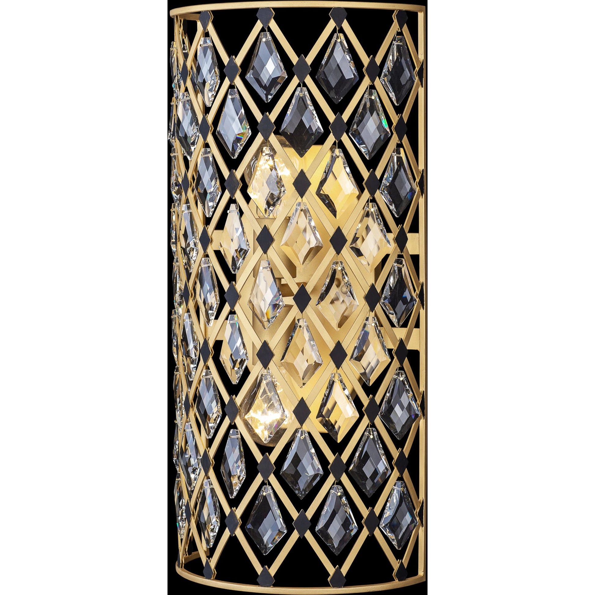 Windsor Crystal Sconce by Varaluz. Made from unique in a modern style.