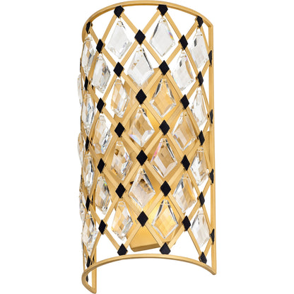 Windsor Crystal Sconce by Varaluz. Made from unique in a modern style.