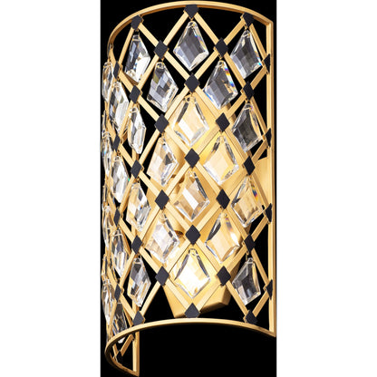 Windsor Crystal Sconce by Varaluz. Made from unique in a modern style.
