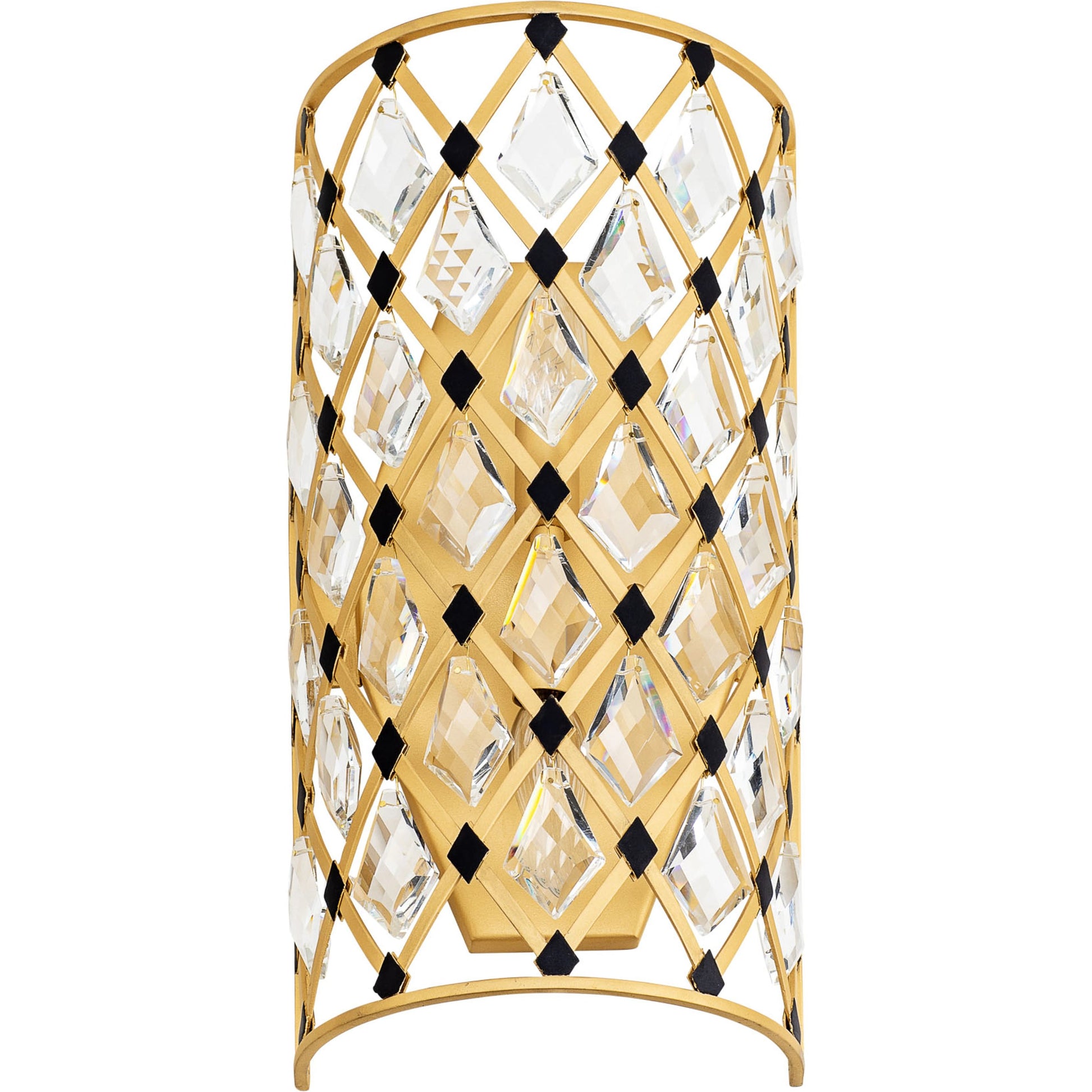 Windsor Crystal Sconce by Varaluz. Made from unique in a modern style.