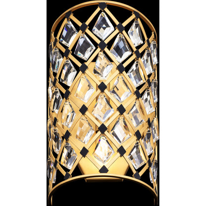 Windsor Crystal Sconce by Varaluz. Made from unique in a modern style.