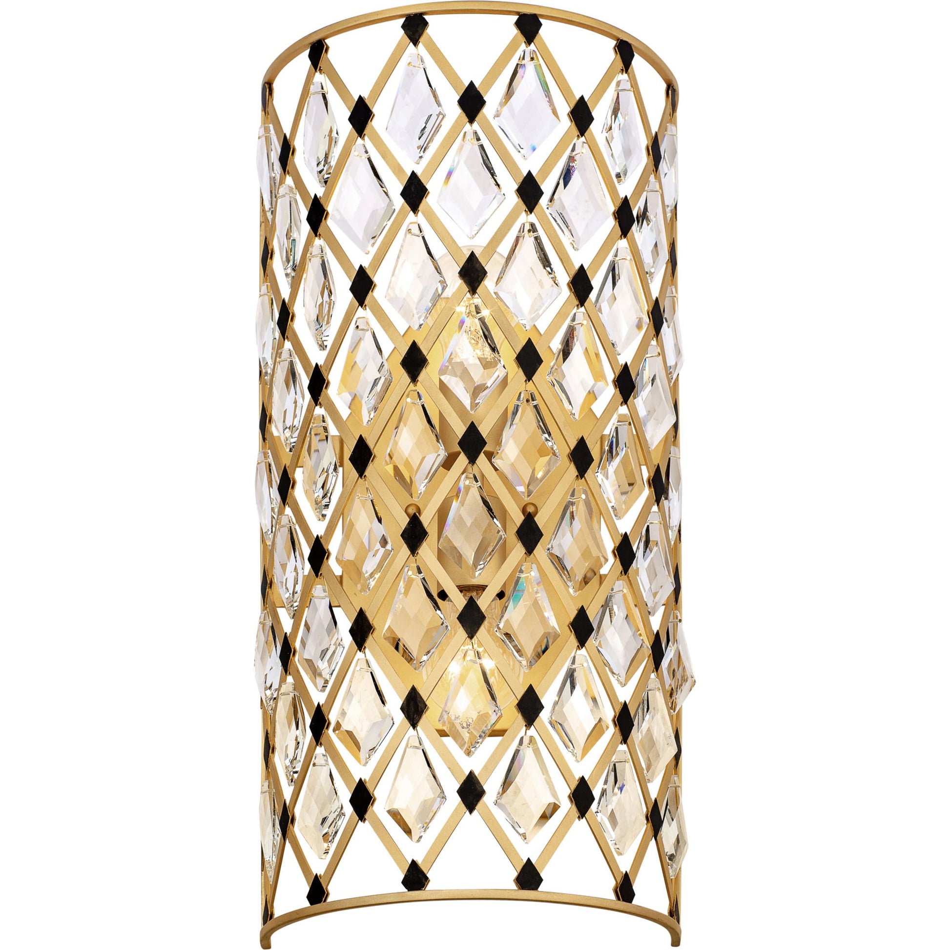 Windsor Crystal Sconce by Varaluz. Made from unique in a modern style.