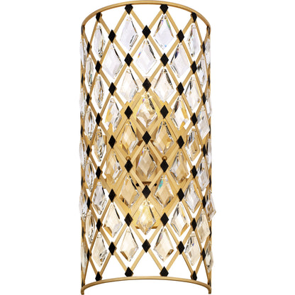 Windsor Crystal Sconce by Varaluz. Made from unique in a modern style.