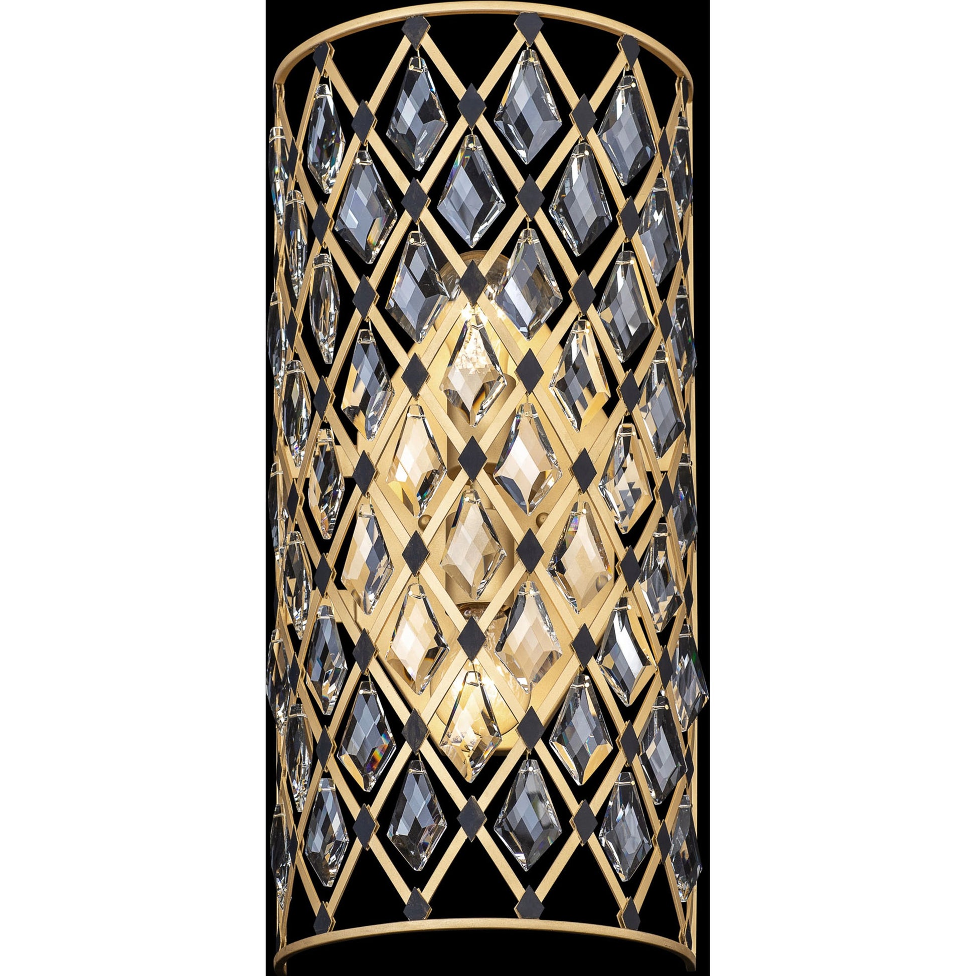 Windsor Crystal Sconce by Varaluz. Made from unique in a modern style.