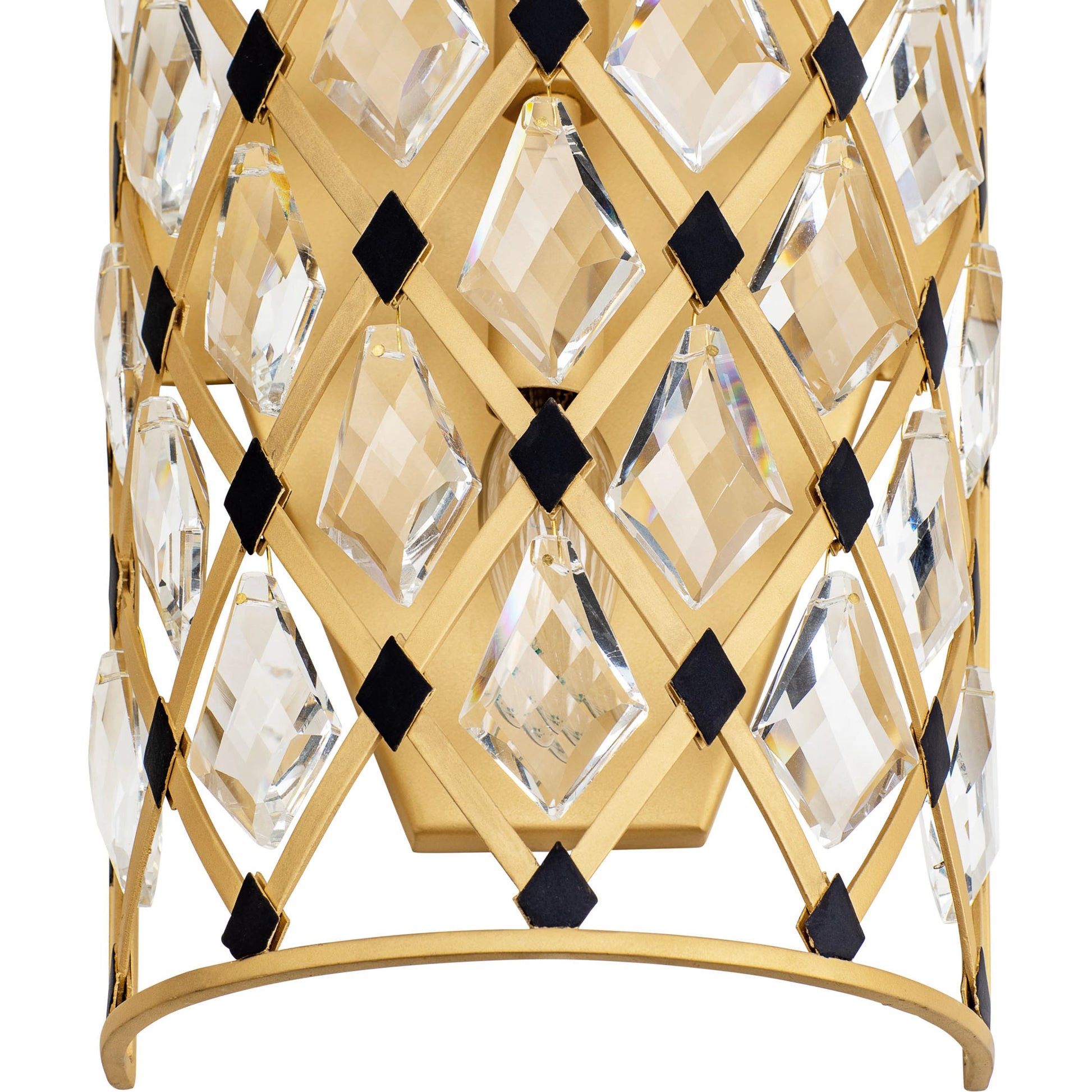 Windsor Crystal Sconce by Varaluz. Made from unique in a modern style.