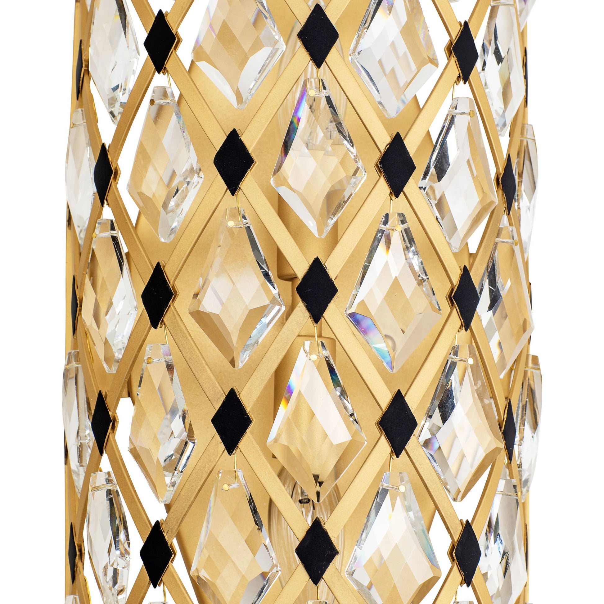 Windsor Crystal Sconce by Varaluz. Made from unique in a modern style.