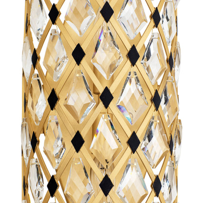 Windsor Crystal Sconce by Varaluz. Made from unique in a modern style.