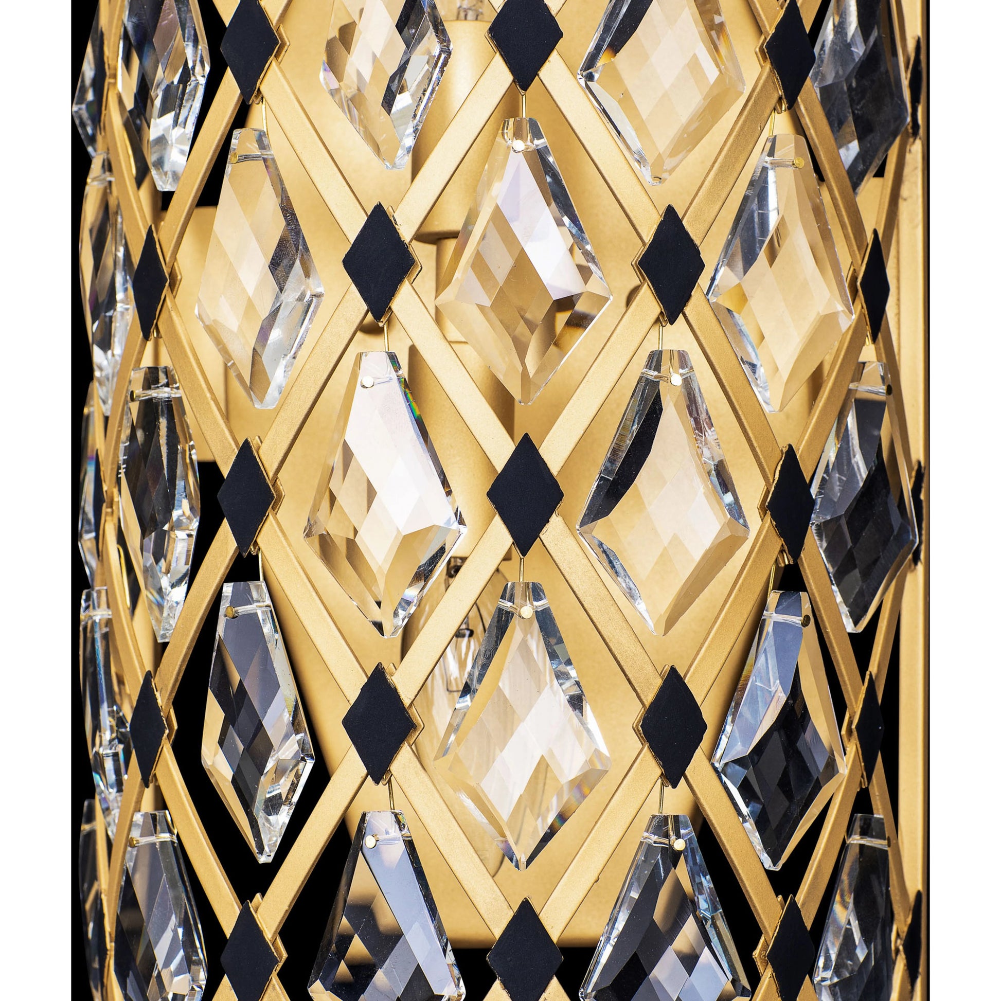 Windsor Crystal Sconce by Varaluz. Made from unique in a modern style.