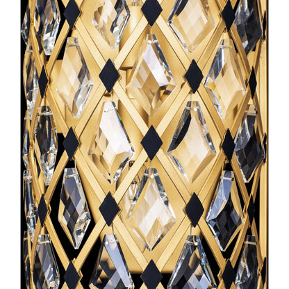 Windsor Crystal Sconce by Varaluz. Made from unique in a modern style.