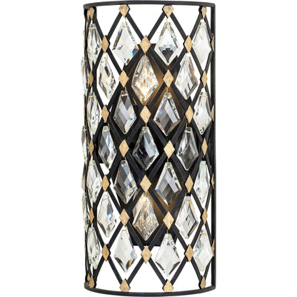 Windsor Crystal Sconce by Varaluz. Made from unique in a modern style.
