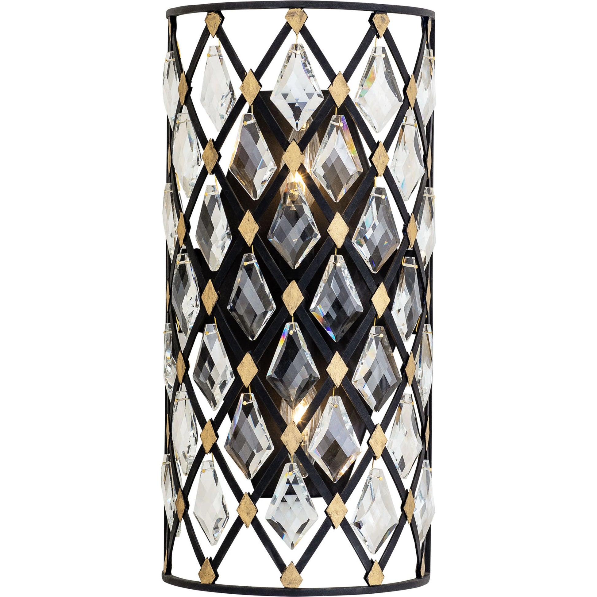 Windsor Crystal Sconce by Varaluz. Made from unique in a modern style.