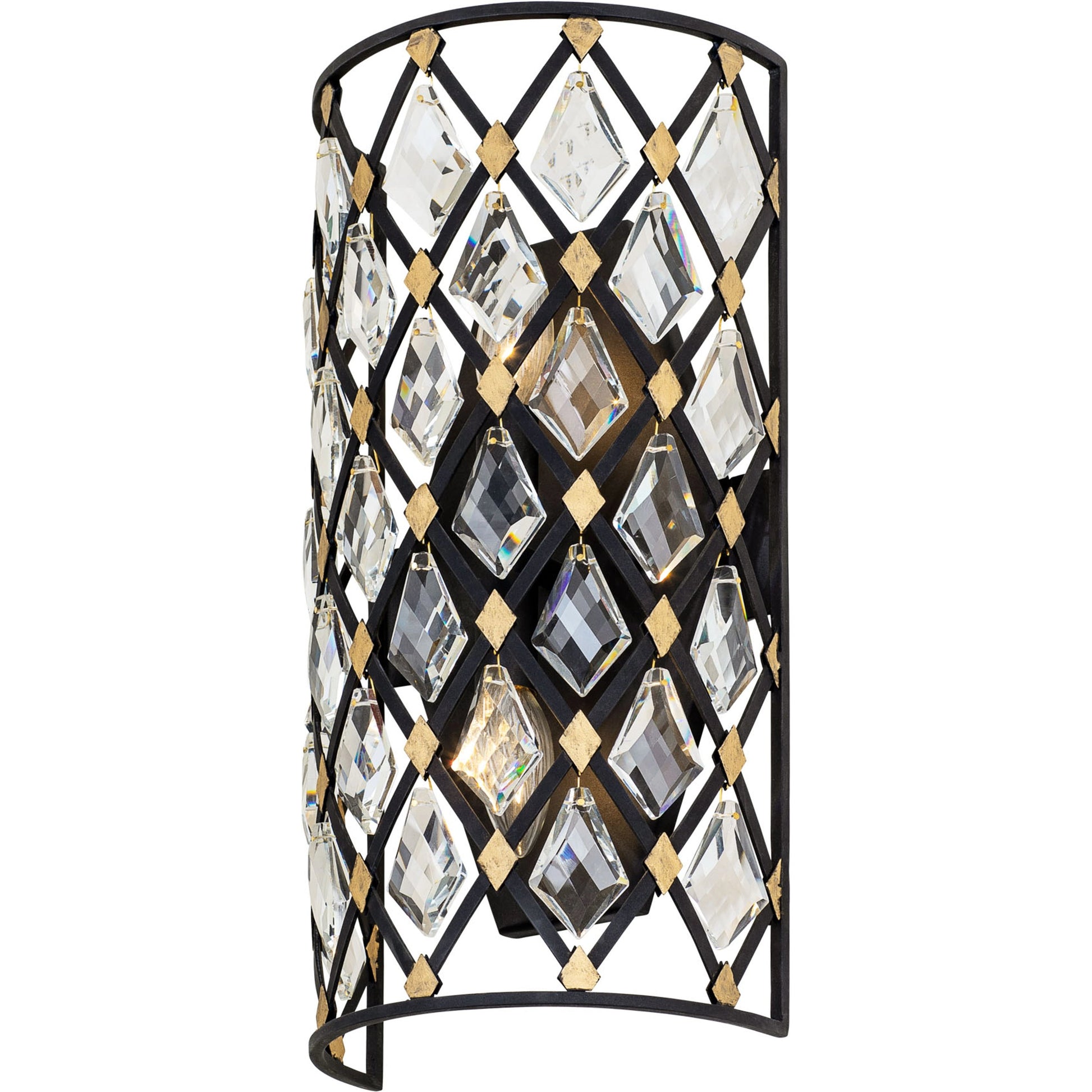 Windsor Crystal Sconce by Varaluz. Made from unique in a modern style.