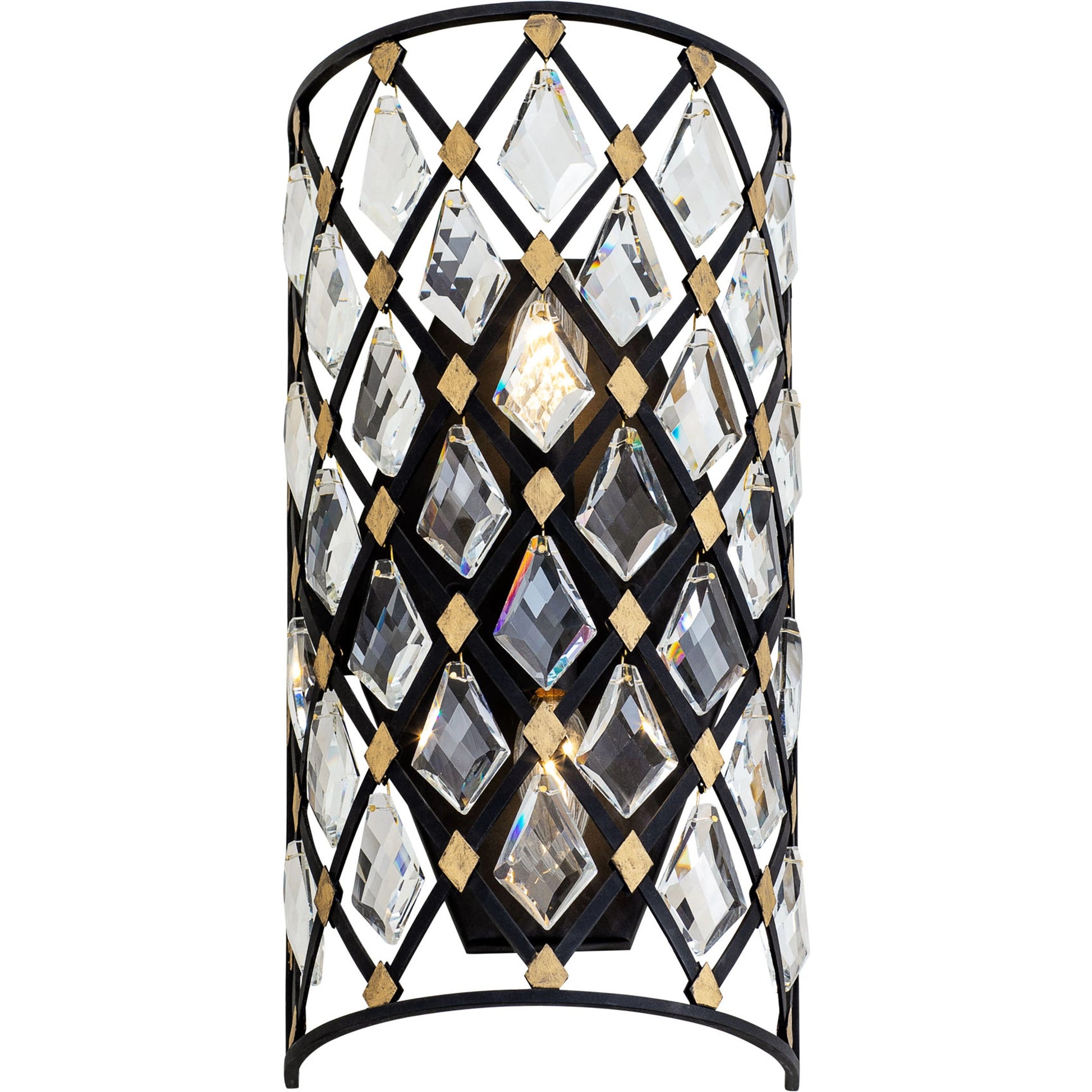 Windsor Crystal Sconce by Varaluz. Made from unique in a modern style.