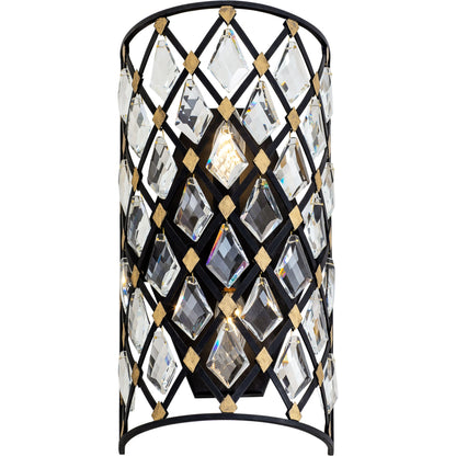 Windsor Crystal Sconce by Varaluz. Made from unique in a modern style.
