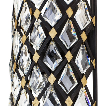 Windsor Crystal Sconce by Varaluz. Made from unique in a modern style.
