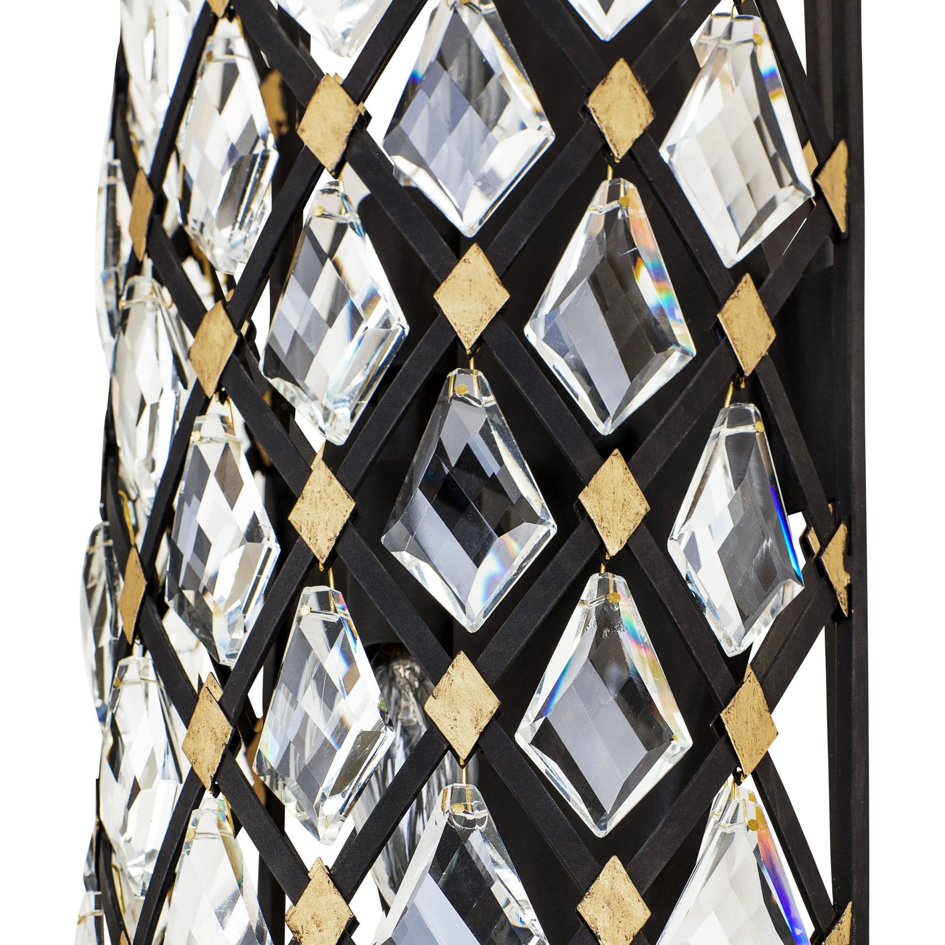 Windsor Crystal Sconce by Varaluz. Made from unique in a modern style.