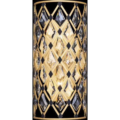 Windsor Crystal Sconce by Varaluz. Made from unique in a modern style.