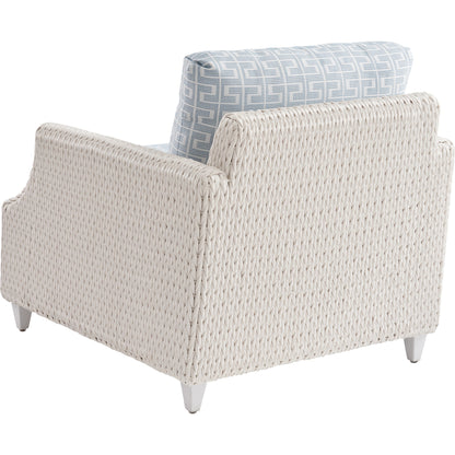 Ocean Breeze Promenade Lounge Chair by Tommy Bahama Outdoor in pearl white. Made from unique in a modern style.