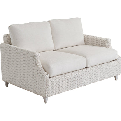 Ocean Breeze Promenade Loveseat by Tommy Bahama Outdoor in pearl white. Made from unique in a modern style.