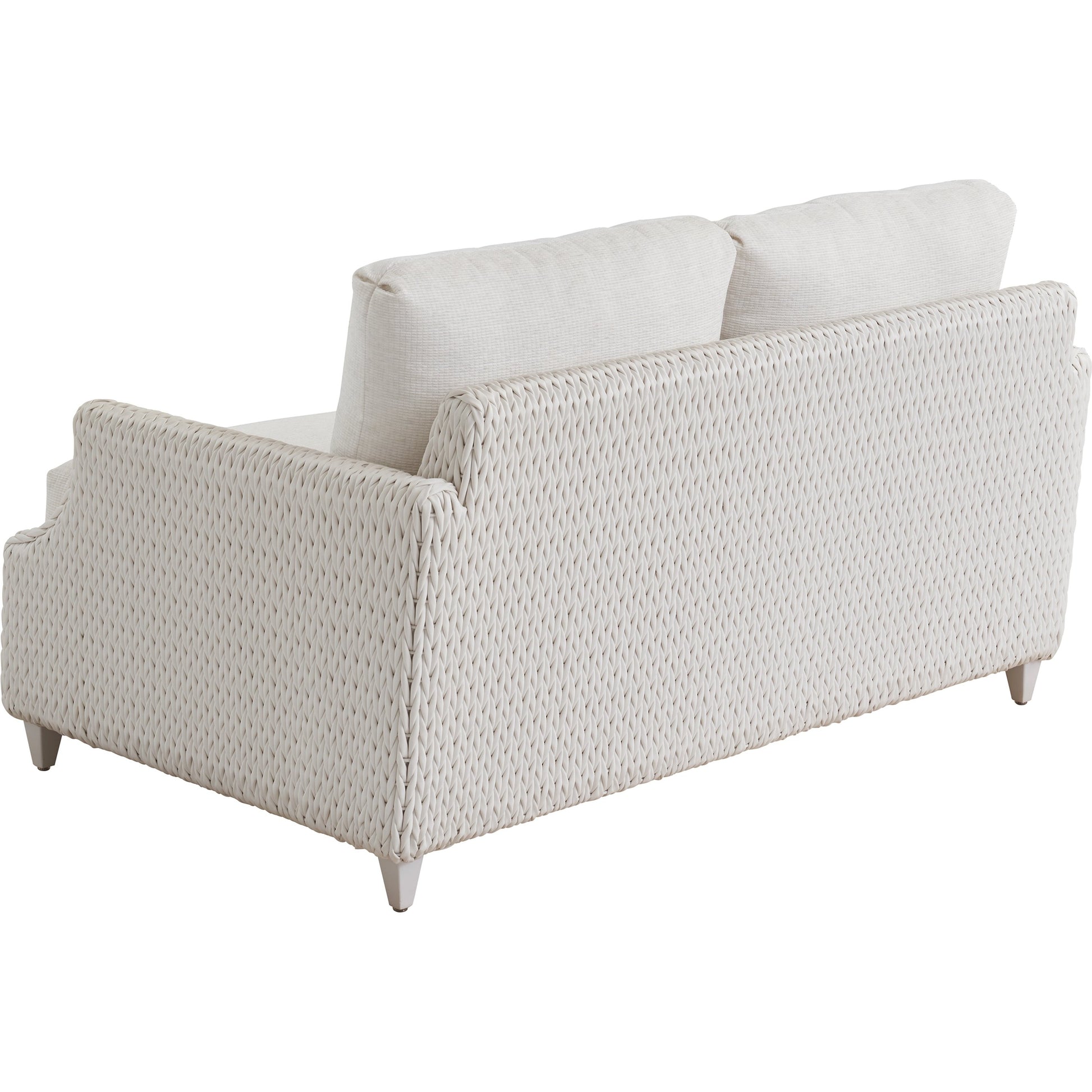 Ocean Breeze Promenade Loveseat by Tommy Bahama Outdoor in pearl white. Made from unique in a modern style.