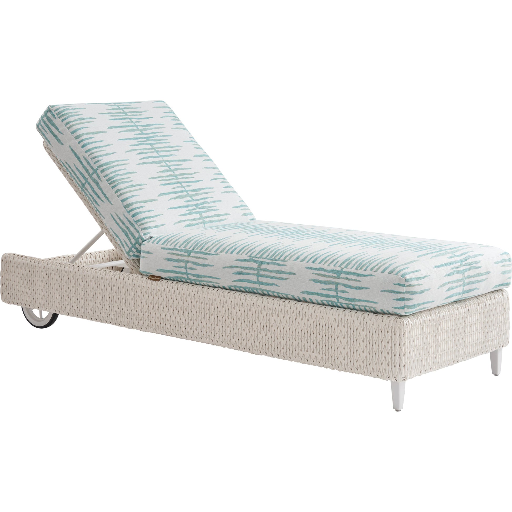 Ocean Breeze Promenade Chaise by Tommy Bahama Outdoor in pearl white. Made from unique in a modern style.