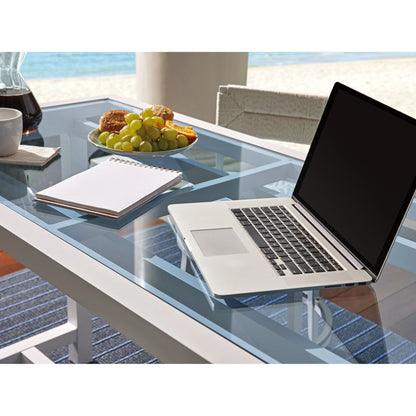 Ocean Breeze Promenade Bistro Table by Tommy Bahama Outdoor in pearl white. Made from unique in a modern style.