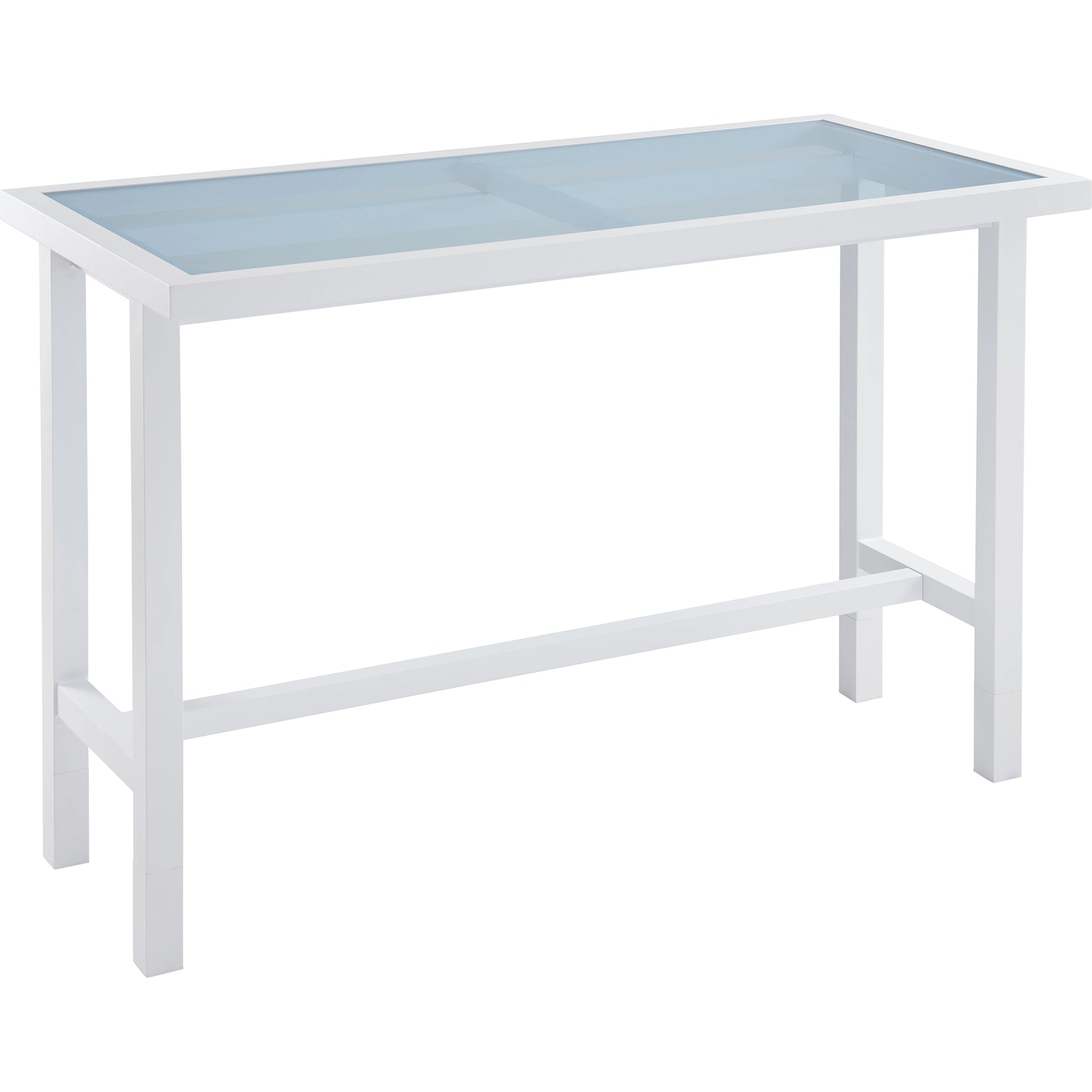 Ocean Breeze Promenade Bistro Table by Tommy Bahama Outdoor in pearl white. Made from unique in a modern style.