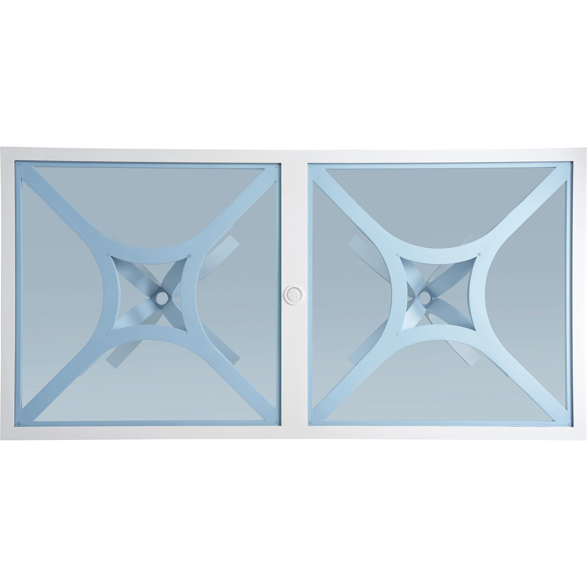 Ocean Breeze Promenade Rectangular Dining Table by Tommy Bahama Outdoor in white. Made from unique in a coastal style.