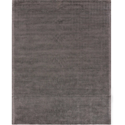 Pavo 3466 Rug by Exquisite Rugs in dark gray. Made from tencel in a unique style.