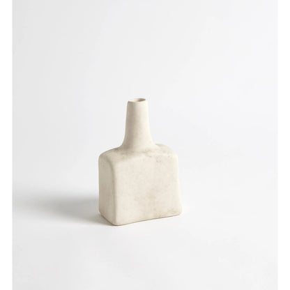 Tall Stack Bottle by Global Views in reactive ivory. Made from earthenware in a eclectic & global style.