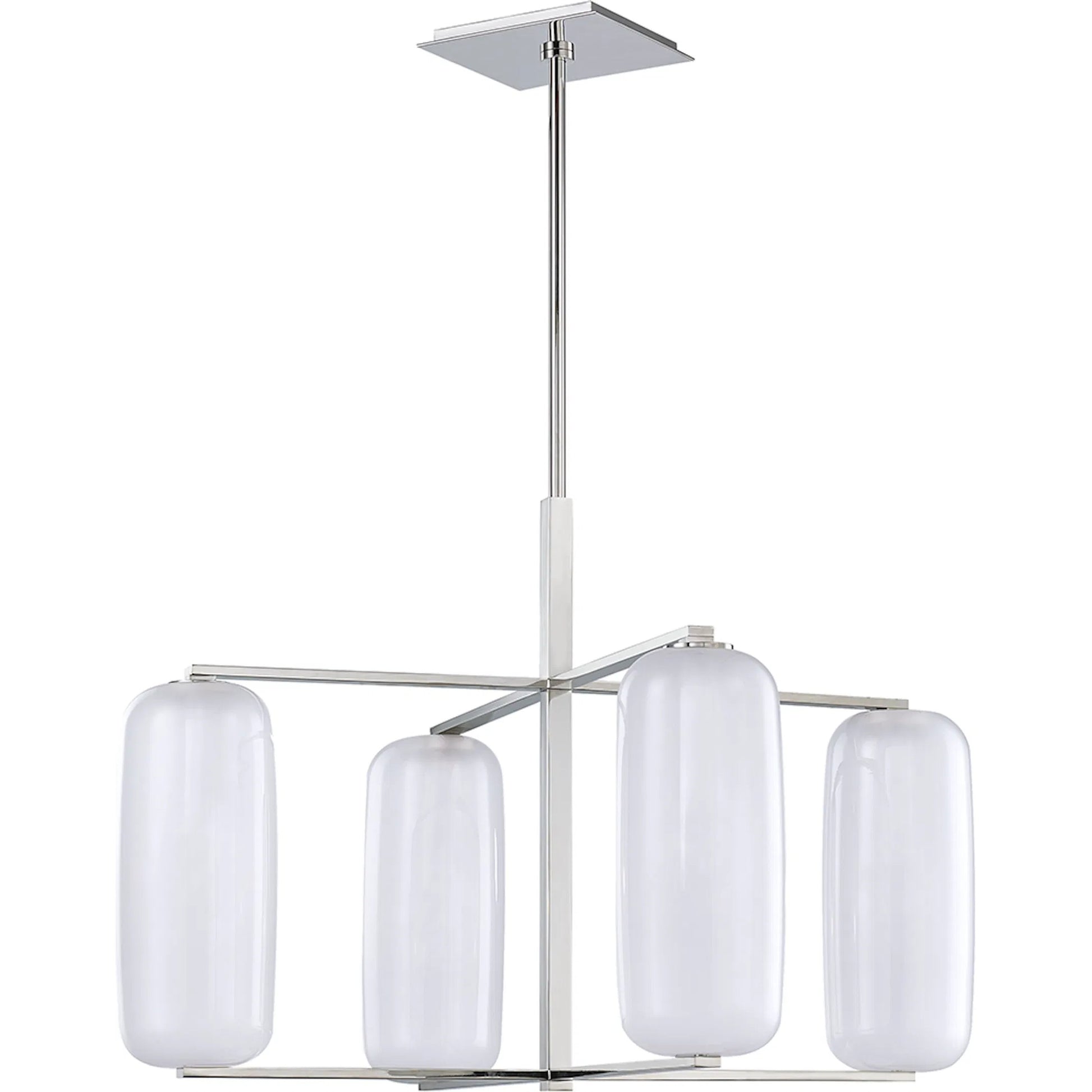 Pebble Chandelier by Hudson Valley. Made from brass in a modern style.